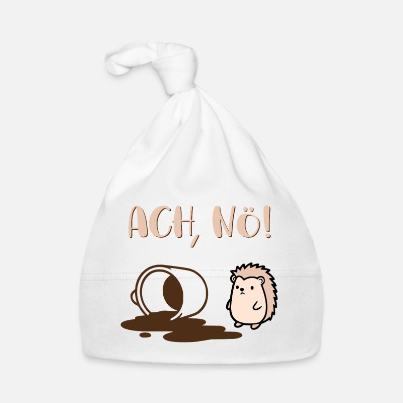Kaffee Laune Tag Igel Baby Bio-Mütze