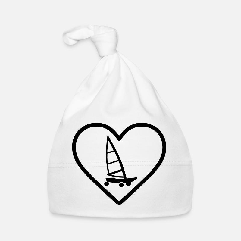 Cuore Carro A Vela – Passione Vento Baby Bio-Mütze