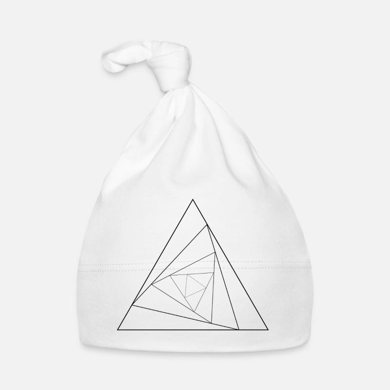 Triangular triangle Organic Baby Cap
