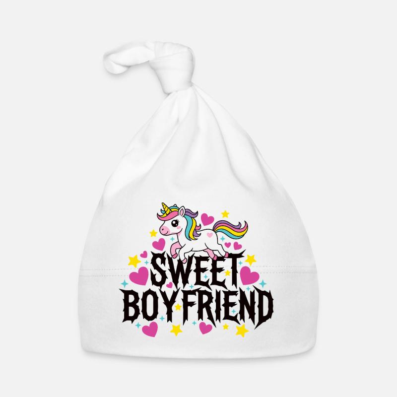 Freund Einhorn Valentinstags-Paar Baby Bio-Mütze
