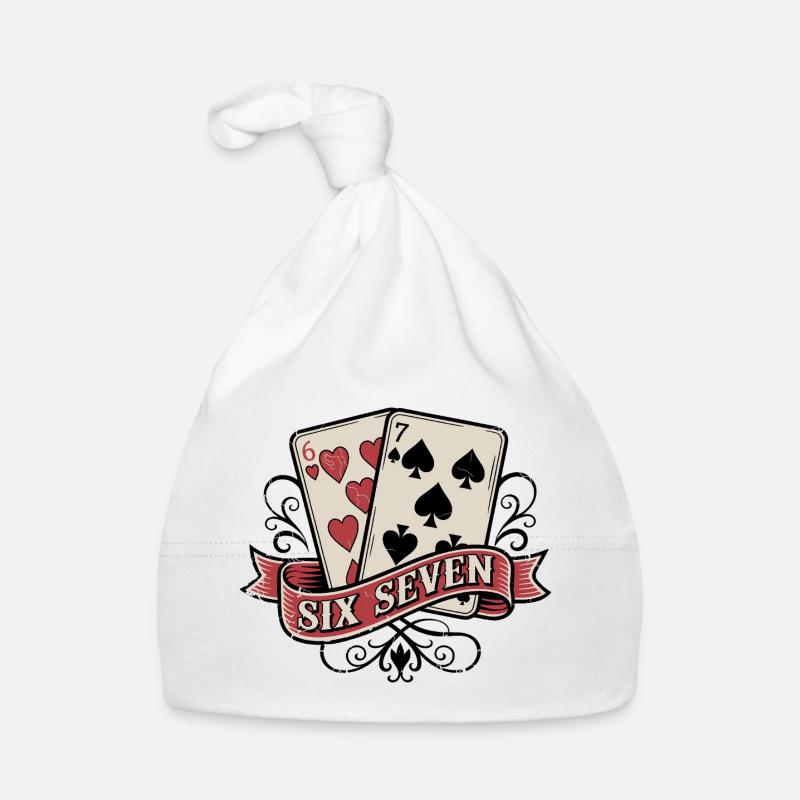 SIx Sieben Karten Baby Bio-Mütze
