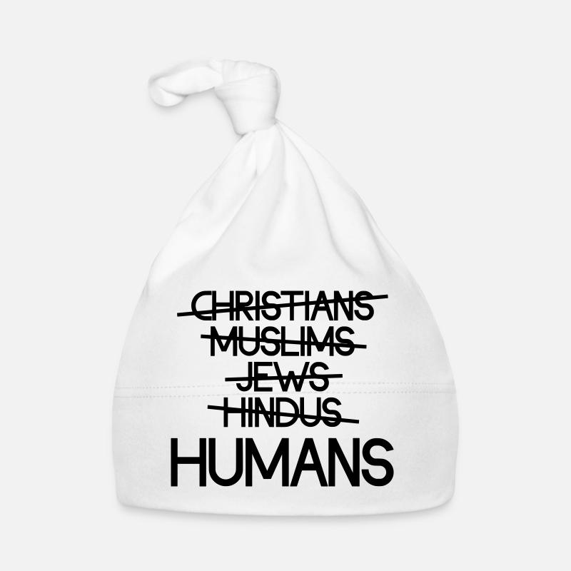 Humans Over Religion - Message Organic Baby Cap
