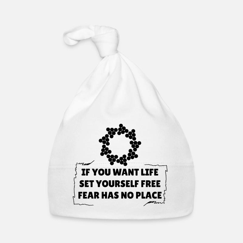 Fear Has No Place Baby Bio-Mütze