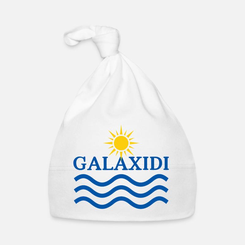 Soleil et Vagues de Galaxidi Bonnet bio Bébé