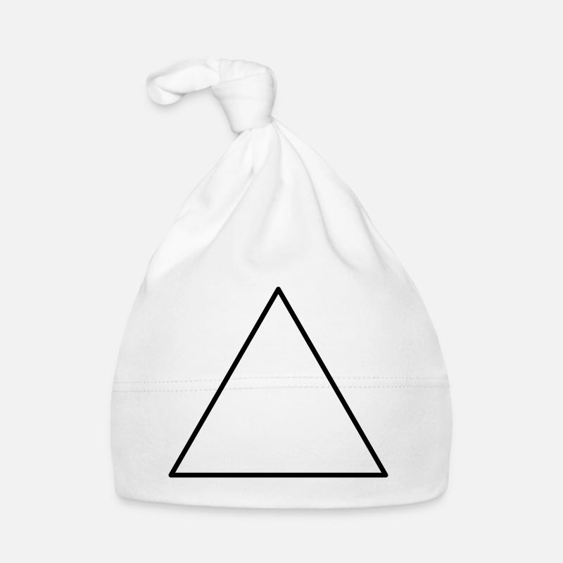 Triangle symbolique équilatéral Bonnet bio Bébé