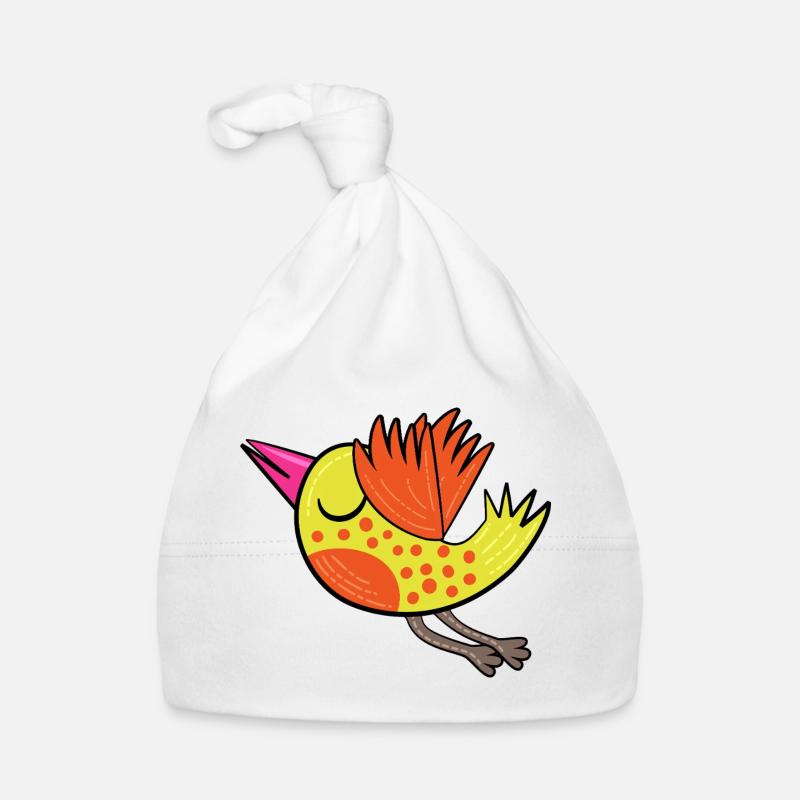 Petit Oiseau Jaune Bonnet bio Bébé