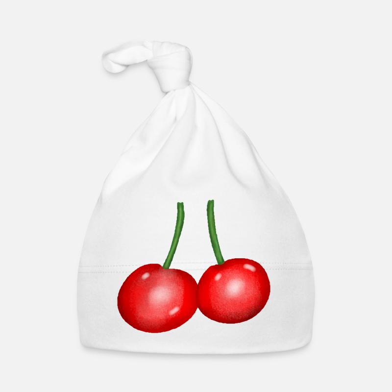 Cherry Duo Fruit Cherry Fruit Organic Baby Cap