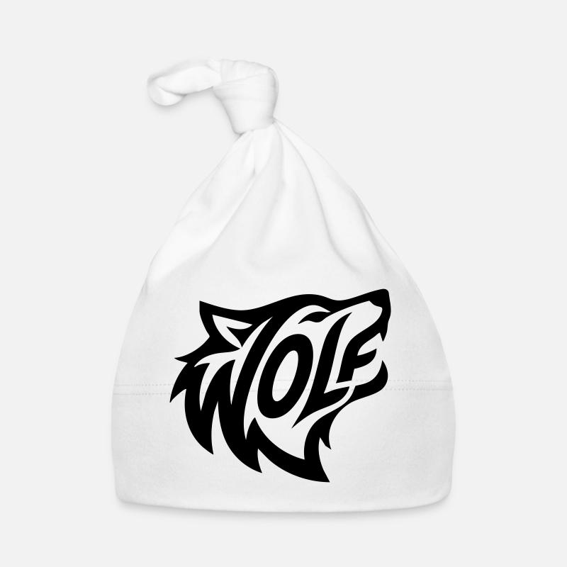 Wild wolf Organic Baby Cap