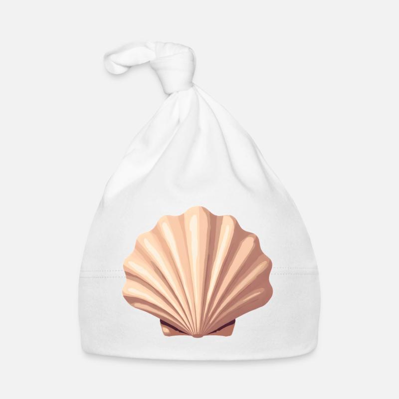 Muschel Baby Bio-Mütze