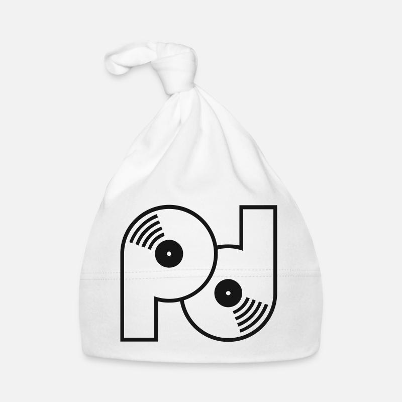 Plattendreher Logo Baby Bio-Mütze
