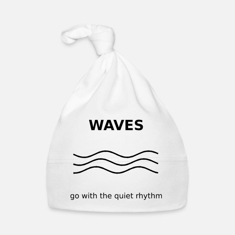 Waves Organic Baby Cap