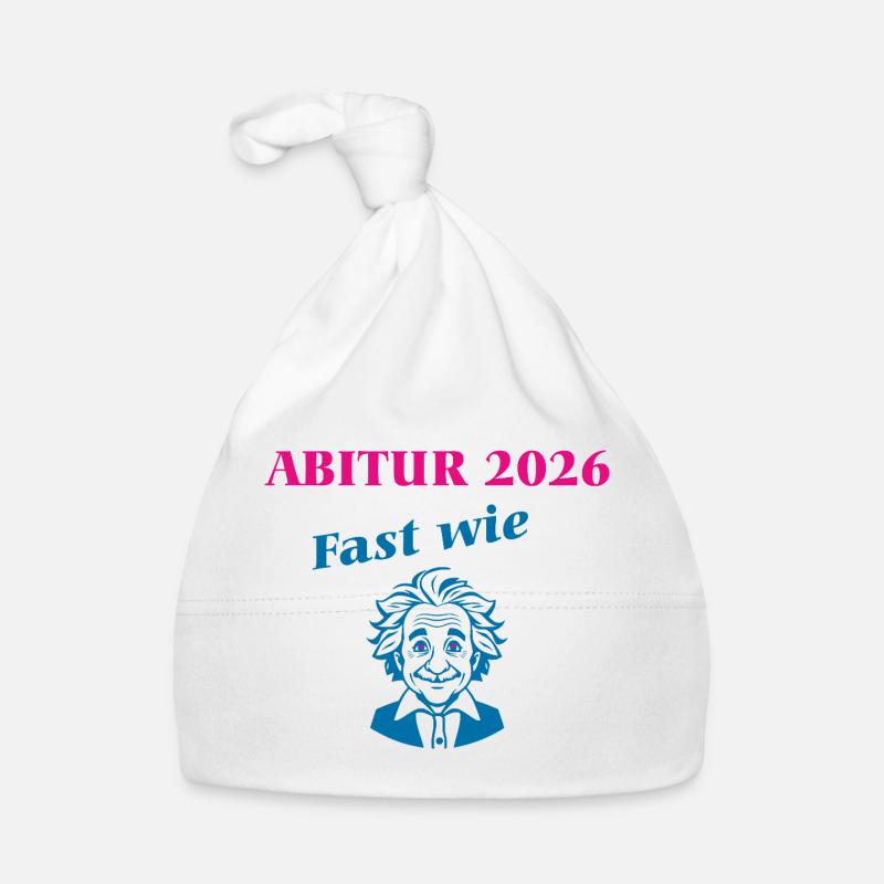 Abitur 2026 - Fast wie Einstein Baby Bio-Mütze