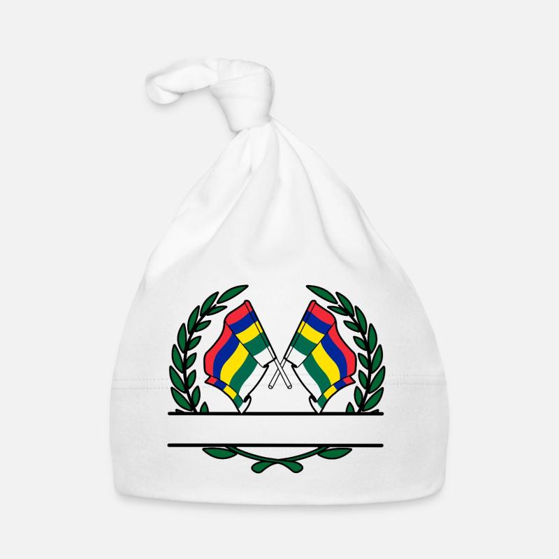 Drapeaux de laurier de Terschelling – Fierté de l’île Bonnet bio Bébé