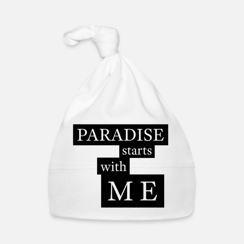 Le paradis commence avec moi Bonnet bio Bébé