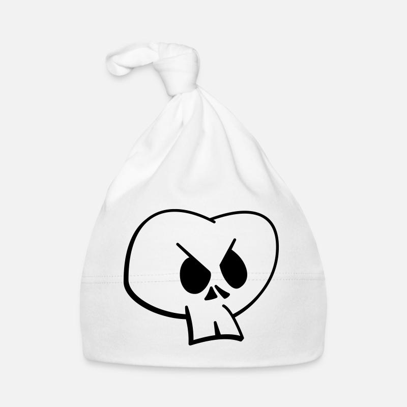 Schädel Baby Bio-Mütze
