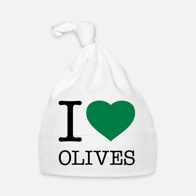 I LOVE OLIVES Oliven Baby Bio-Mütze
