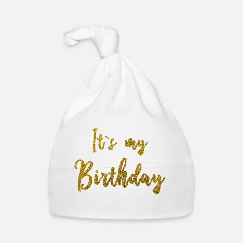 C'est mon anniversaire Bonnet bio Bébé