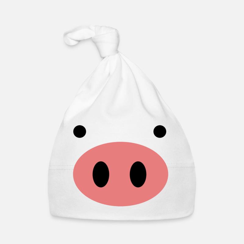 Pig nose Organic Baby Cap