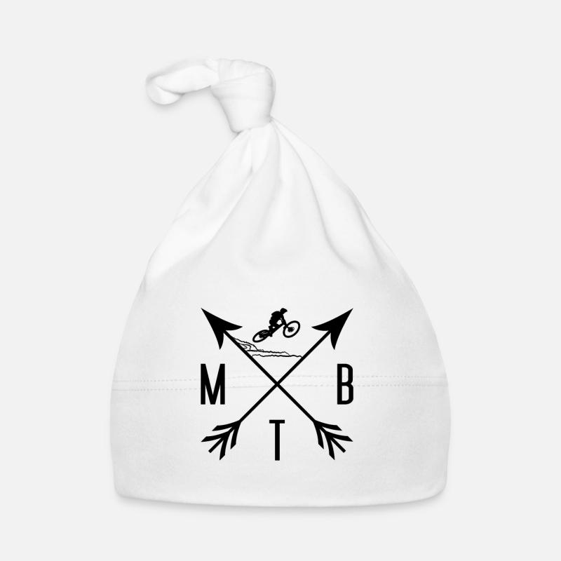Graphique de descente VTT VTT. Flèches flèches bmx Bonnet bio Bébé