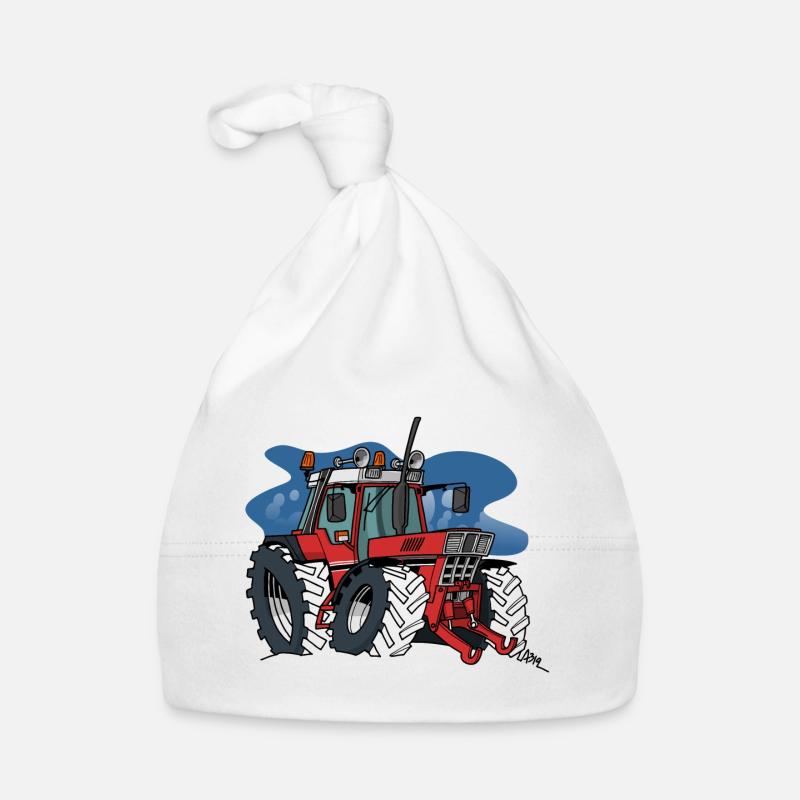 0871 IH tractor Organic Baby Cap