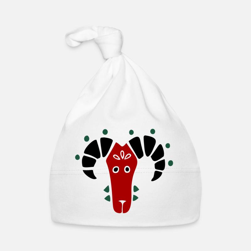 Ram's head Organic Baby Cap