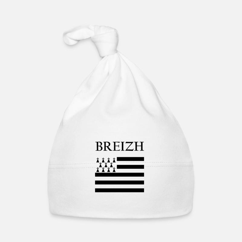 Brittany flag Organic Baby Cap