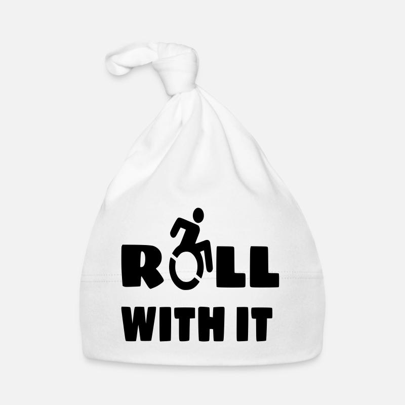 I roll with my wheelchair, roller, disabled # Organic Baby Cap