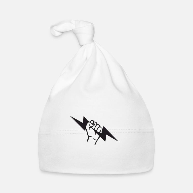 Flash electrician Organic Baby Cap