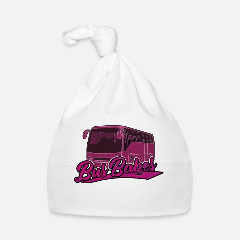 Babes Bus | Chauffeur de bus Cadeau de chauffeur de bus Bonnet bio Bébé