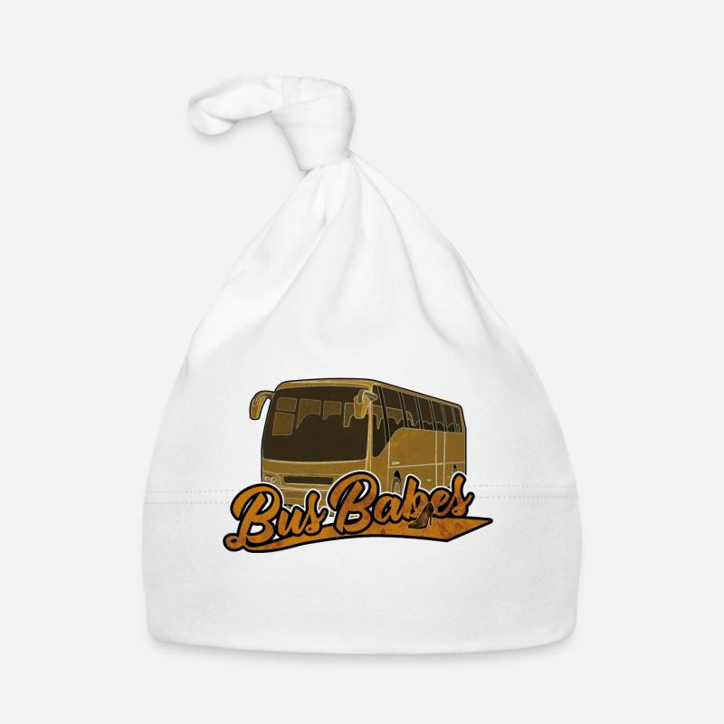 Babes Bus | Chauffeur de bus Cadeau de chauffeur de bus Bonnet bio Bébé