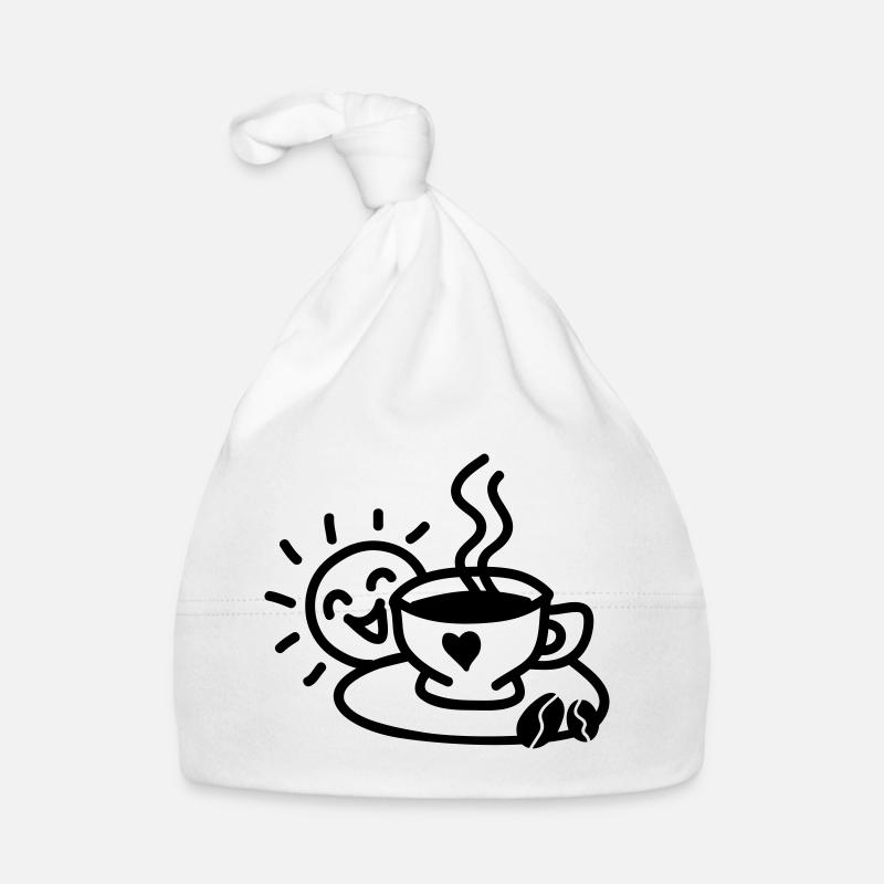 Coffee Cup Love Organic Baby Cap
