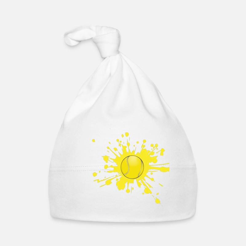 Tennis Splash - Bonnet bio Bébé - blanc