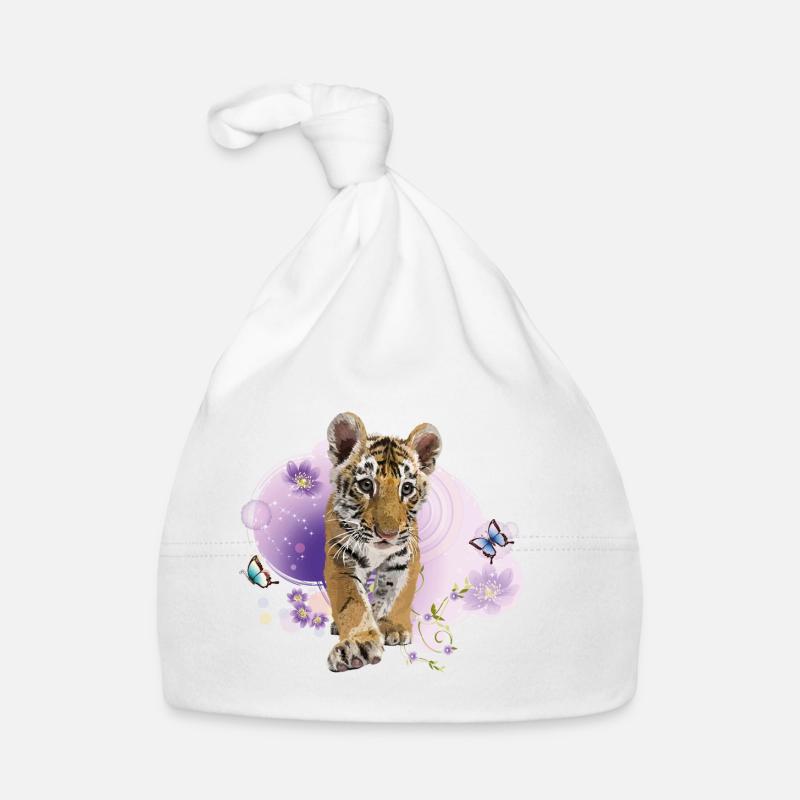 bengalischer Tiger Baby Bio-Mütze