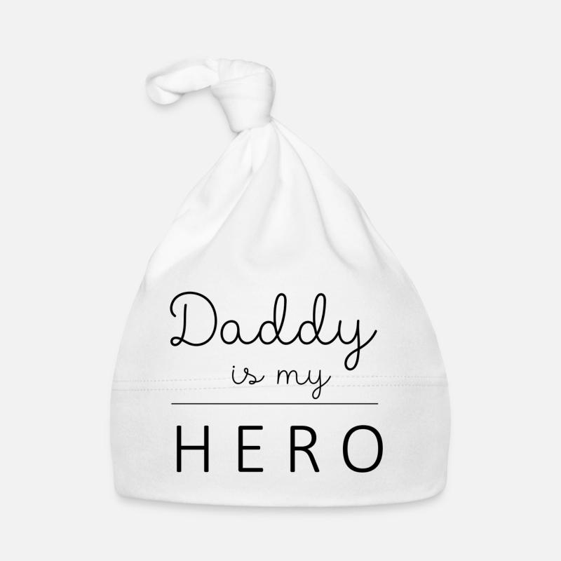 Papa, c’est mon héros Bonnet bio Bébé