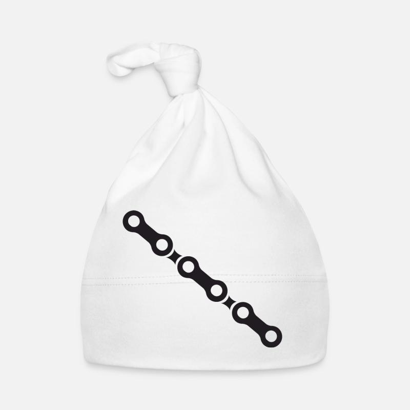 Fahrrad Kette Baby Bio-Mütze