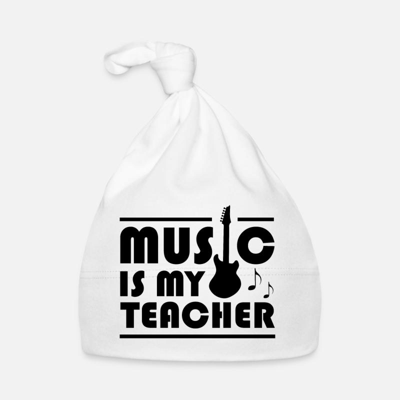 Musik ist mein Lehrer Baby Bio-Mütze