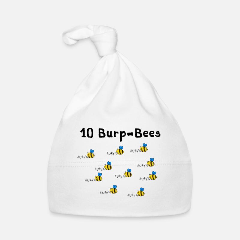 10 Burpees - oder waren es 10 Burp Bees? Baby Bio-Mütze
