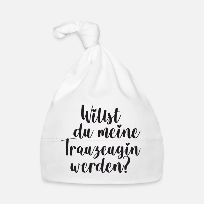 Trauzeugin Frage Hochzeit Geschenk Team Bride Baby Bio-Mütze