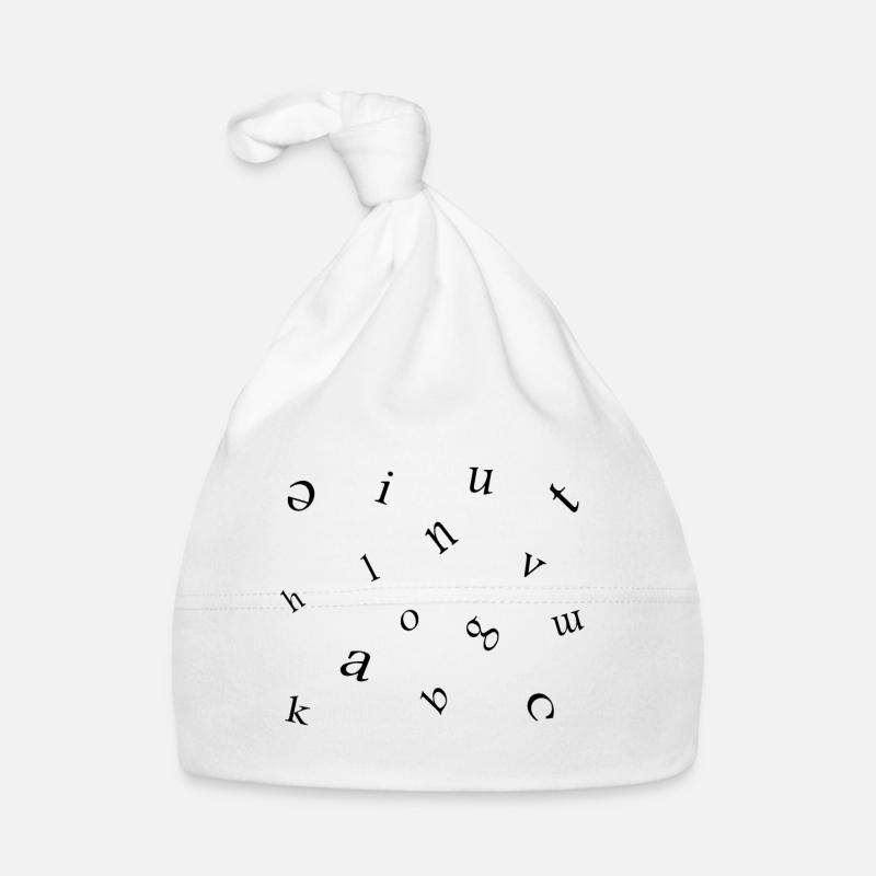 Letters Organic Baby Cap