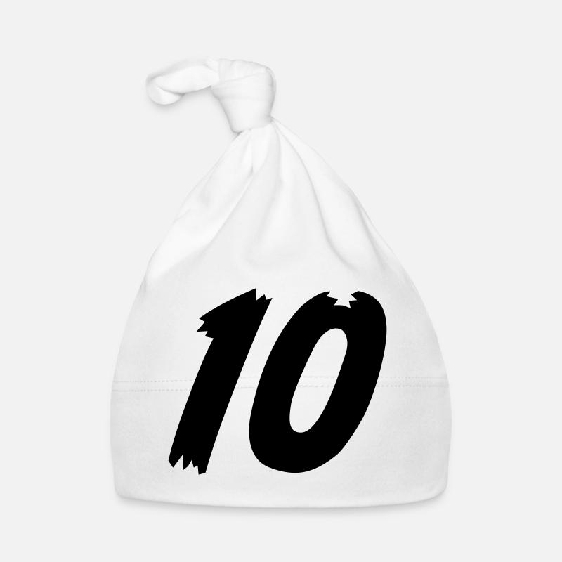 Nummer 10 Baby Bio-Mütze