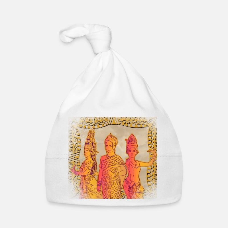 Cambodia Tradition Dance Khmer Apsara I Gift Organic Baby Cap