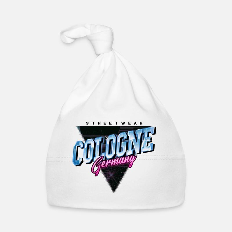 Cologne Cologne Germany City Vintage Retro Organic Baby Cap
