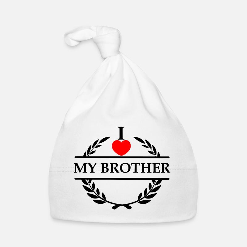 J’aime mon frère Bonnet bio Bébé