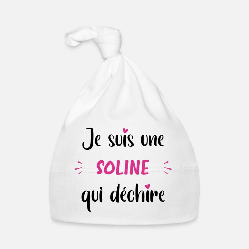 Soline qui déchire Bonnet bio Bébé