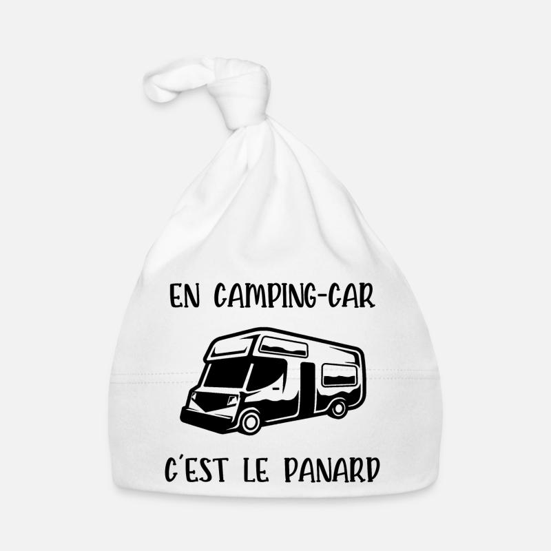 en camping-car c'est le panard Bonnet bio Bébé