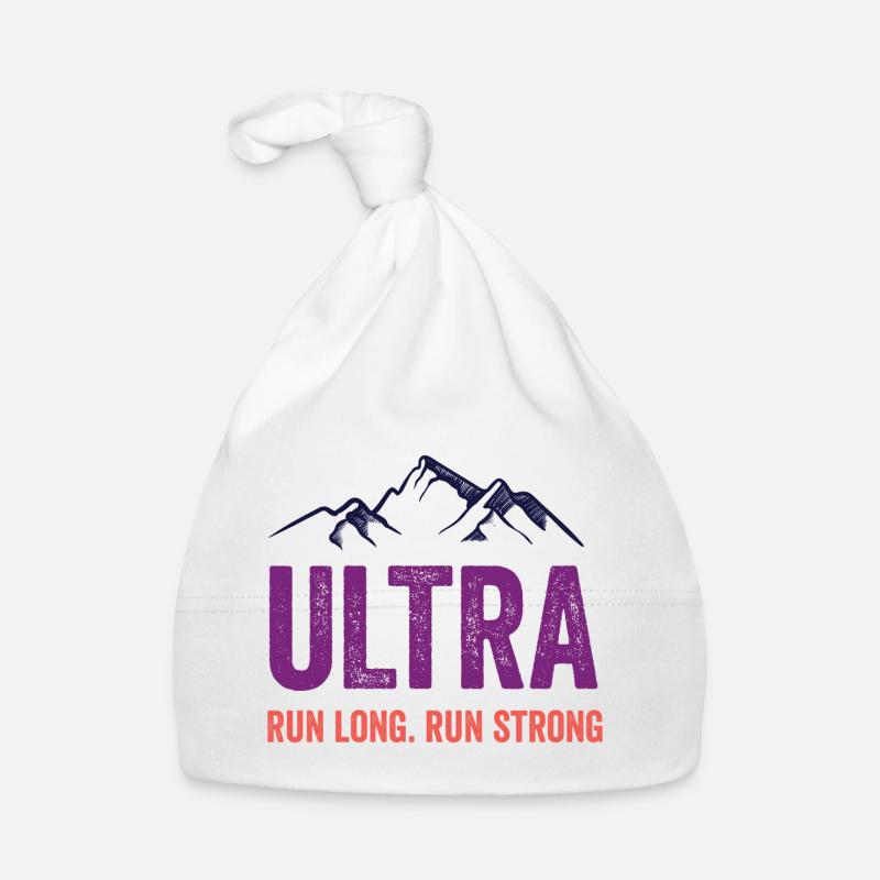 Ultra Running - Lauf lang. Laufen Sie stark. Baby Bio-Mütze