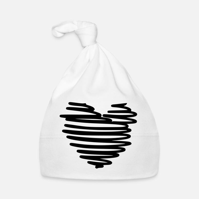 coeur élégant Bonnet bio Bébé