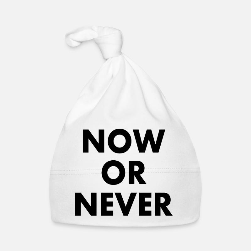 Now or never Baby Bio-Mütze