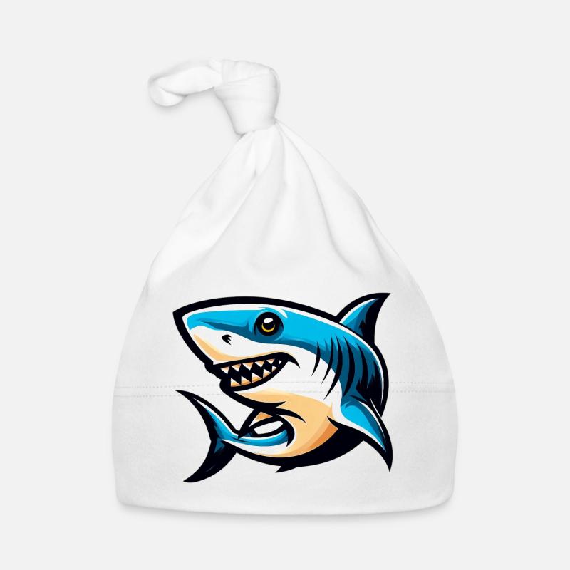 Requin blanc Bonnet bio Bébé