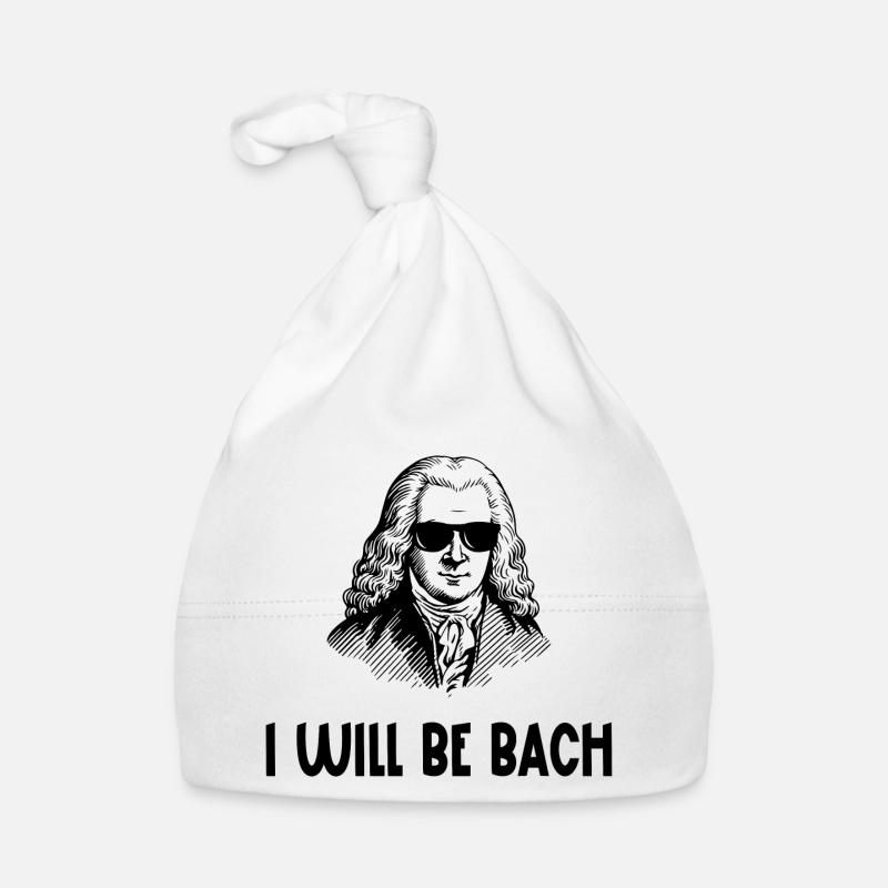 I Will Be Bach Organic Baby Cap